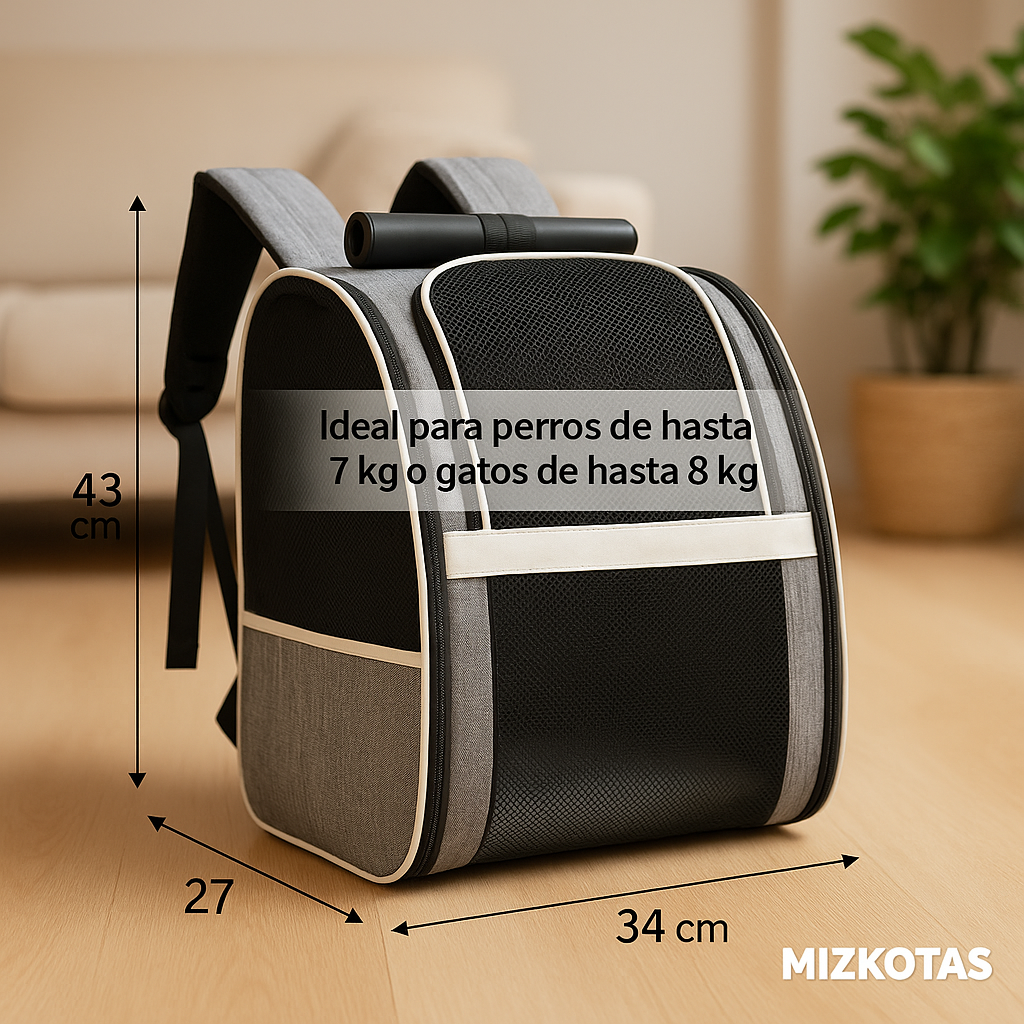 Mochila de Viaje para Gatos Mizkotas